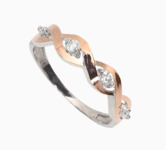 серебряное кольцо с цирконом 57208138